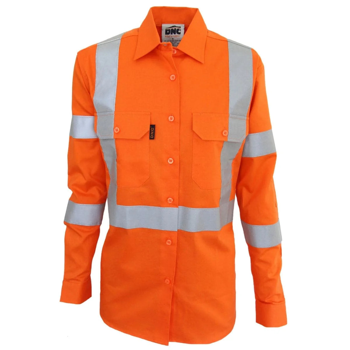 DNC Ladies HiVis 3 Way Vented "X" Back & Bio-motion Taped Shirt