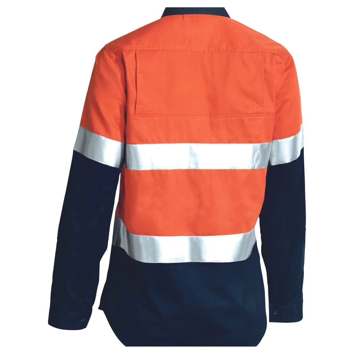 Bisley Women’s Taped Hi Vis Cool Lightweight Drill Shirt
