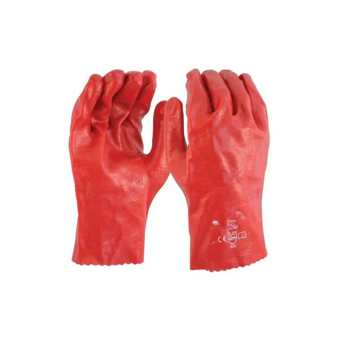 Red PVC Glove - pack of 12