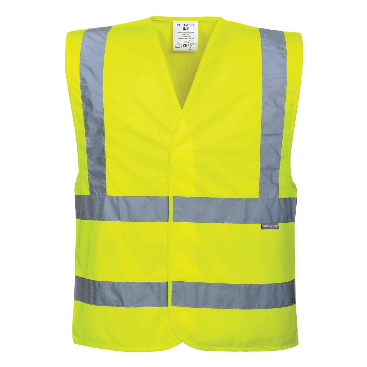 Portwest Hi-Vis Two Band and Brace Vest