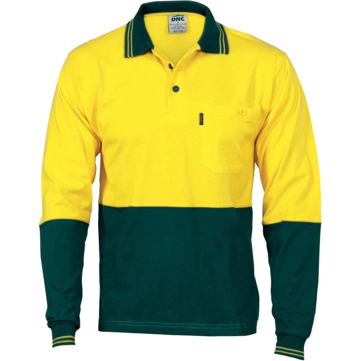 DNC HiVis Cool-Breeze Cotton Jersey Polo Shirt With Under Arm Cotton Mesh