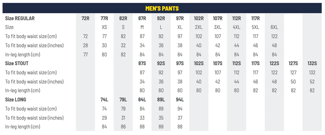 Bisley Taped Biomotion Stretch Cotton Drill Work Pants