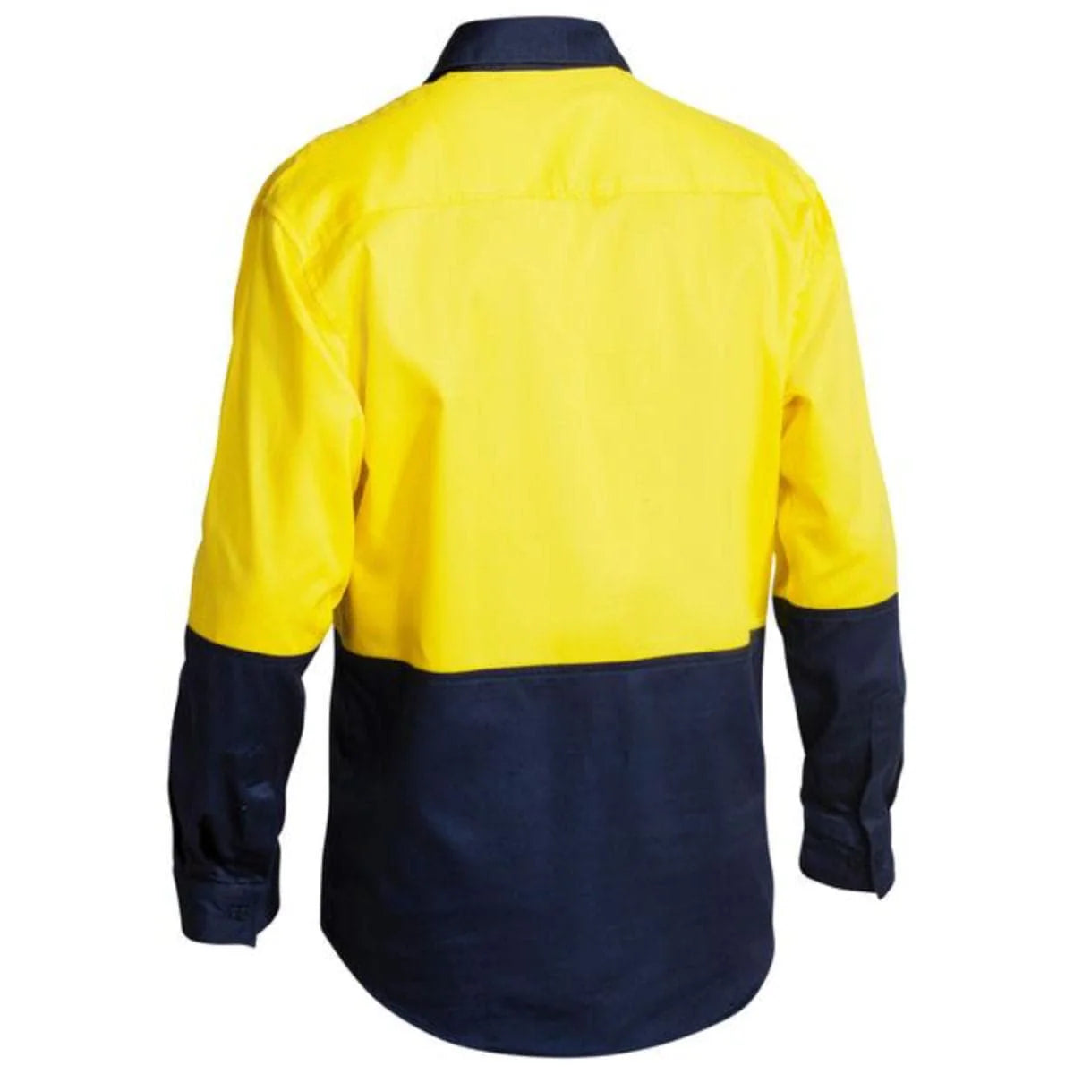 Bisley Hi Vis Closed Front Drill Shirt