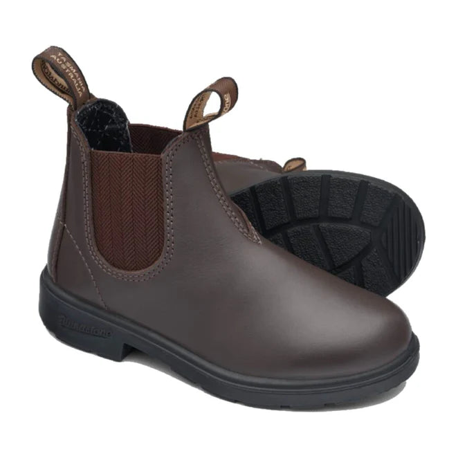 Blundstone Kid's Series Chelsea Elastic Sided - Slip On Boots - Chestnut Brown