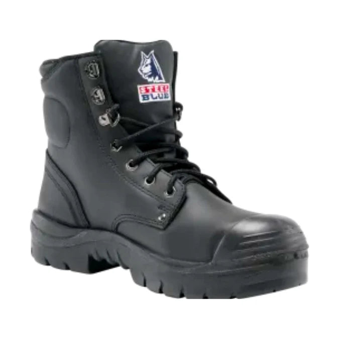 Steel Blue Argyle® Lace-up Ankle Safety Boot With Bump Cap SIZE 7.5