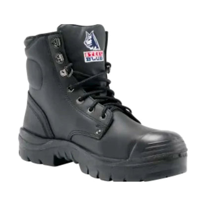 Steel Blue Argyle® Lace-up Ankle Safety Boot With Bump Cap SIZE 7.5