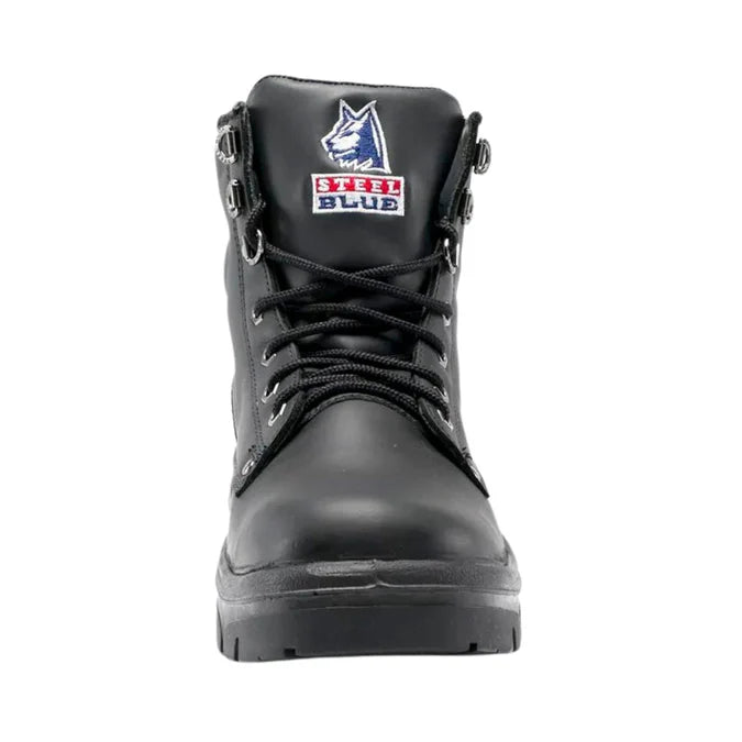 Steel Blue Argyle® Lace-up Ankle Safety Boot With Bump Cap SIZE 7.5