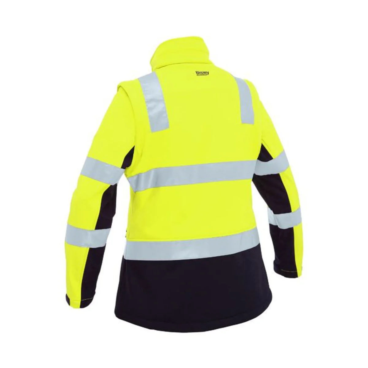 Bisley Women's Taped Two Tone Hi Vis 3 in 1 Soft Shell Jacket