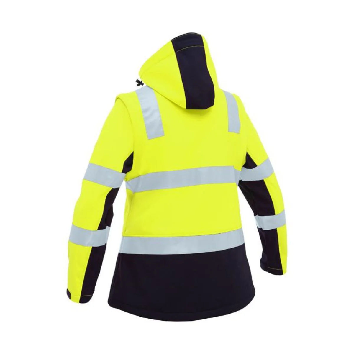 Bisley Women's Taped Two Tone Hi Vis 3 in 1 Soft Shell Jacket