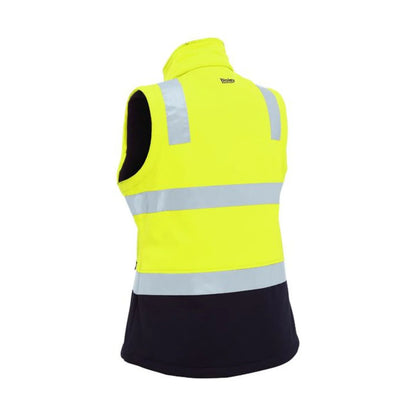 Bisley Women's Taped Two Tone Hi Vis 3 in 1 Soft Shell Jacket
