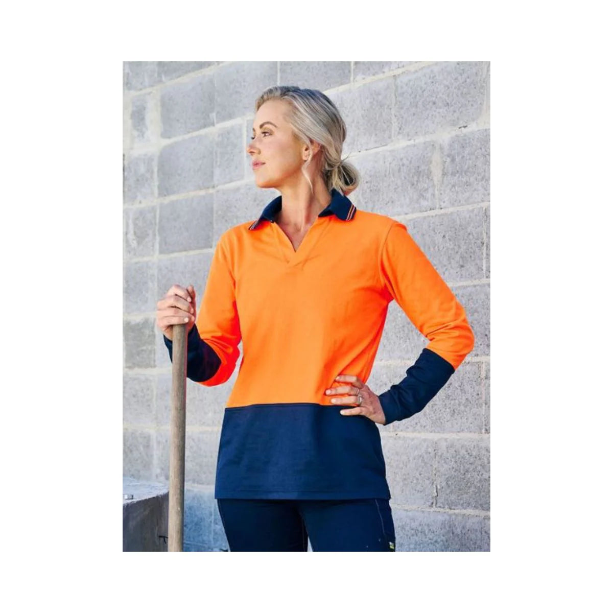 Bisley Women's Hi Vis Cotton Polo Shirt