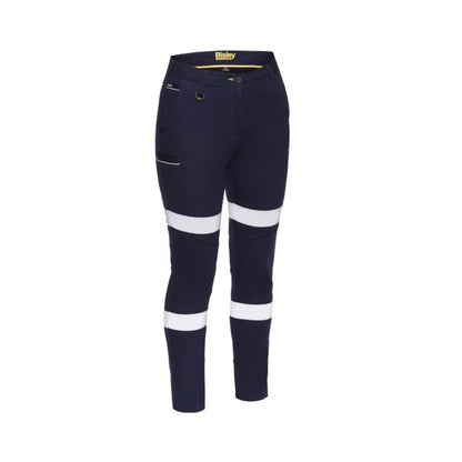 Bisley Women's Taped Mid Rise Stretch Cotton Pants