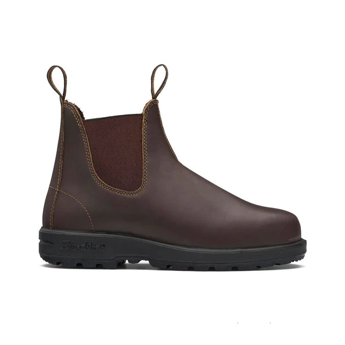 Blundstone Unisex Elastic Sided - Slip on Safety Boots - Chestnut Brown