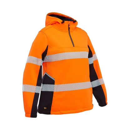 Bisley Women’s Flx & Move™ Hi Vis Taped Liquid Repellent Fleece Hoodie