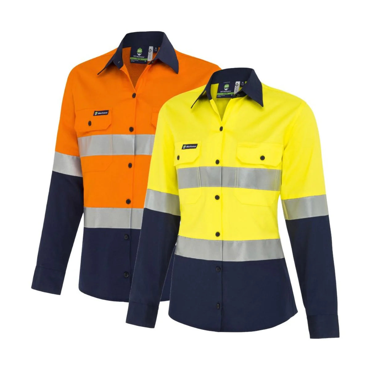 Women's Koolflow Hi-Vis Button-Up Shirt with Reflective Tape