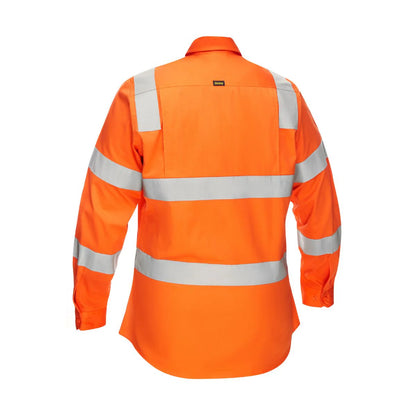 Bisley Women’s Taped Biomotion Cool Lightweight Hi Vis Shirt