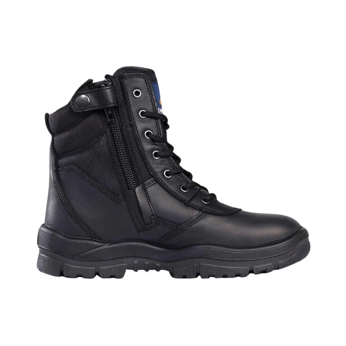 Mongrel Black High Leg ZipSider Boot