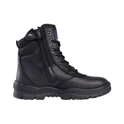 Mongrel Black High Leg ZipSider Boot