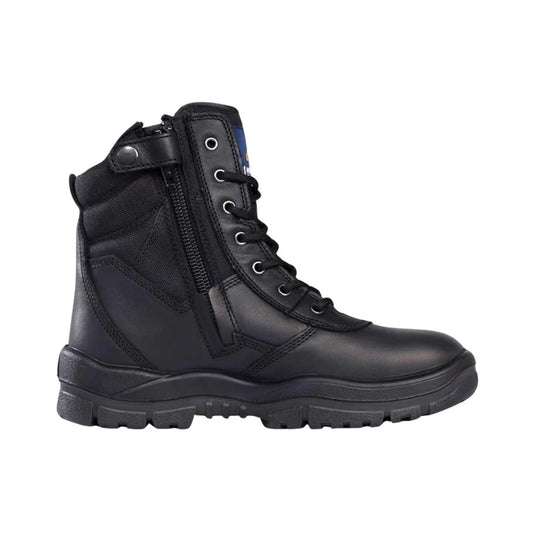 Mongrel Black High Leg ZipSider Boot