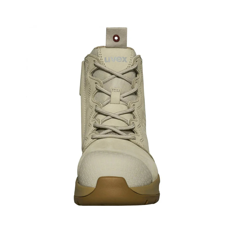uvex 3 X-Flow Women's Zip - Work Boots (Cement)