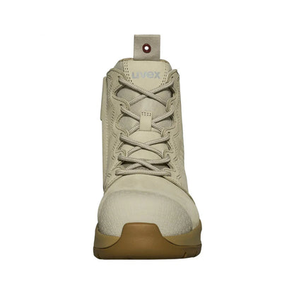 uvex 3 X-Flow Women's Zip - Work Boots (Cement)