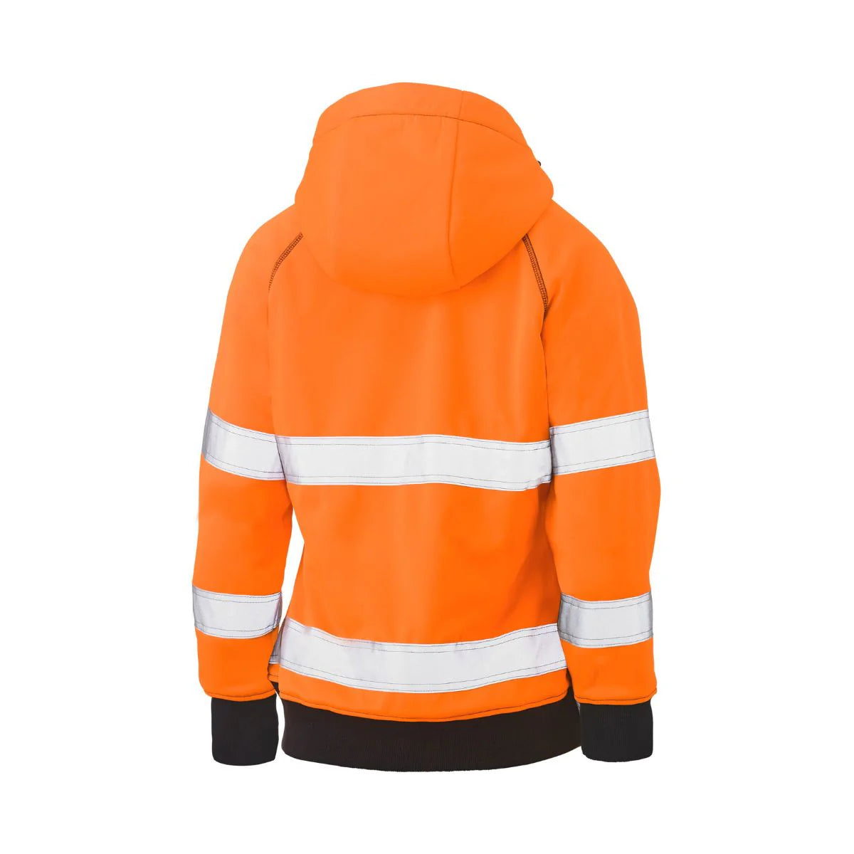 Bisley Women's Taped Hi Vis Fleece Zip Front Hoodie