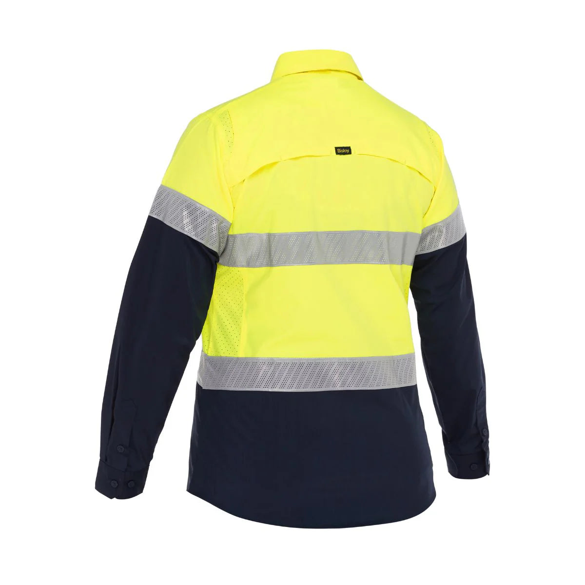 Bisley Women's X Airflow Hi Vis Taped Stretch Ripstop Shirt