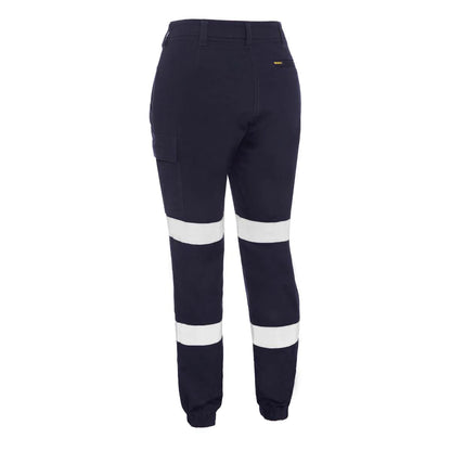 Bisley Women's Taped Cotton Cargo Cuffed Pants