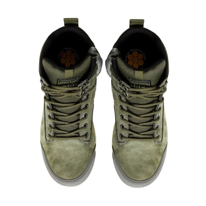 Hard Yakka 3056 Lace Zip Safety Boot - Olive