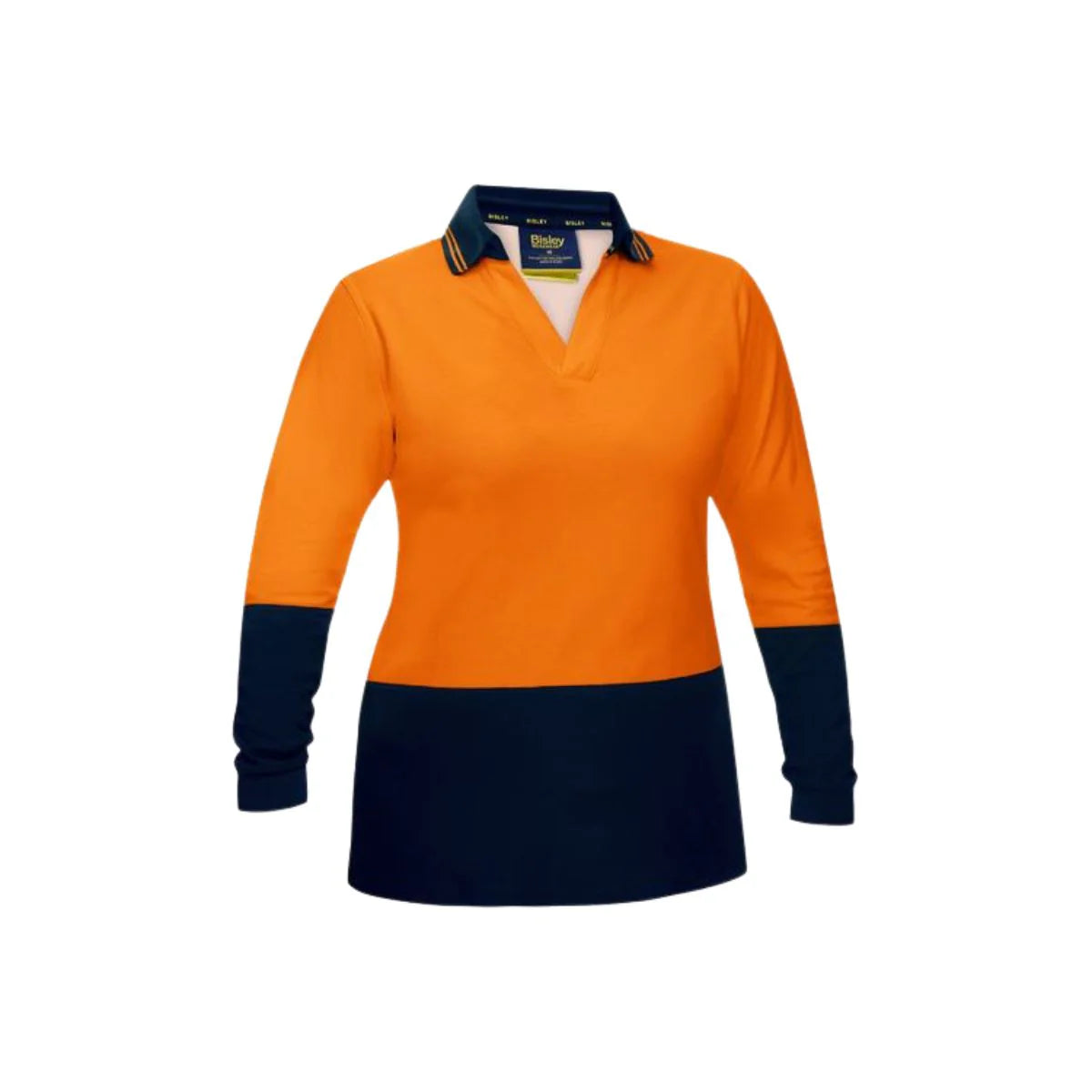 Bisley Women's Hi Vis Cotton Polo Shirt