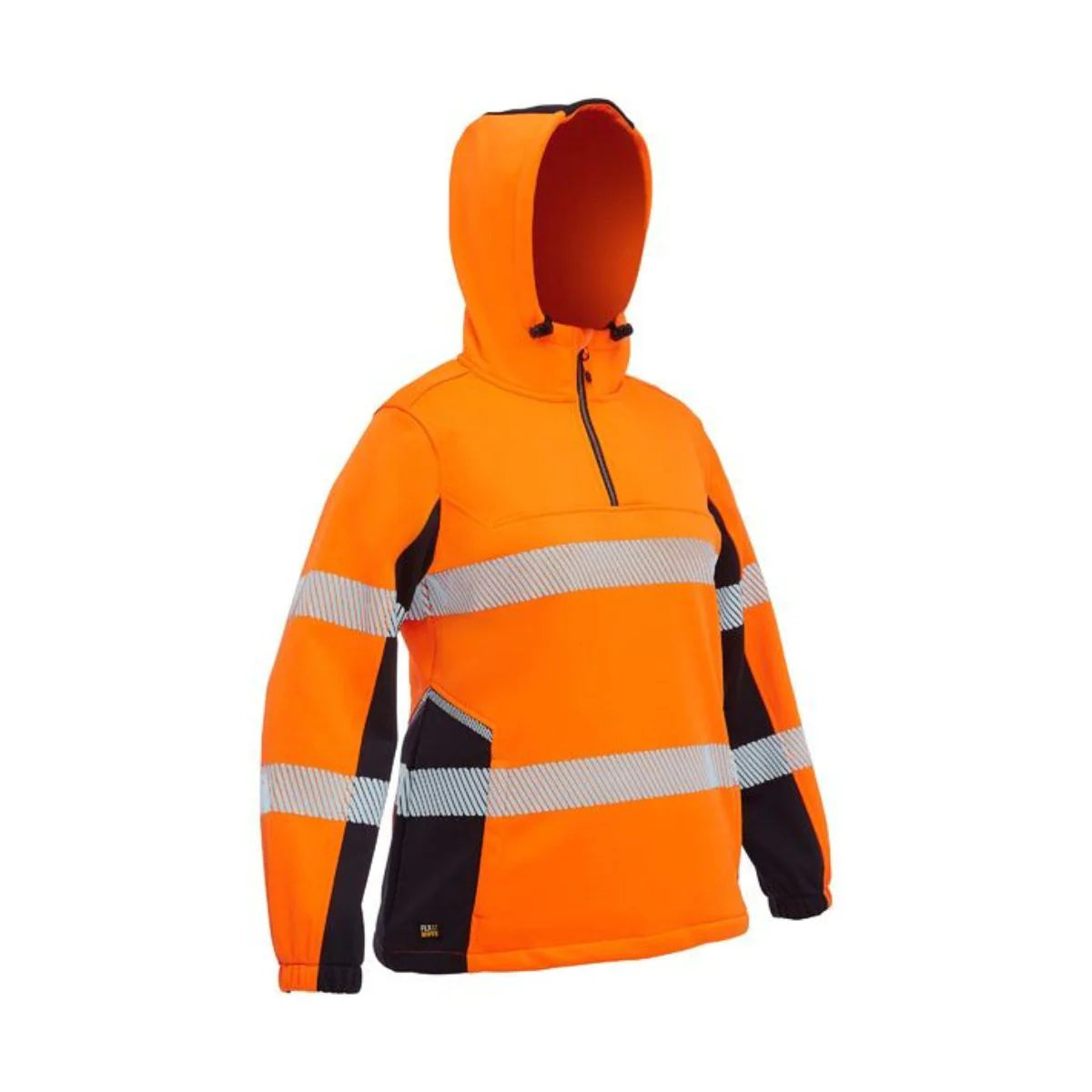 Bisley Women’s Flx & Move™ Hi Vis Taped Liquid Repellent Fleece Hoodie