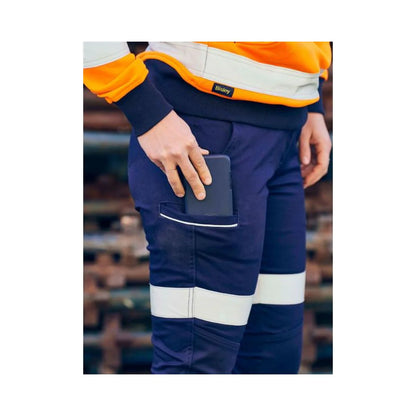 Bisley Women's Taped Mid Rise Stretch Cotton Pants
