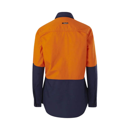 KingGee Women's Workcool Vented Spliced Shirt Long Sleeve