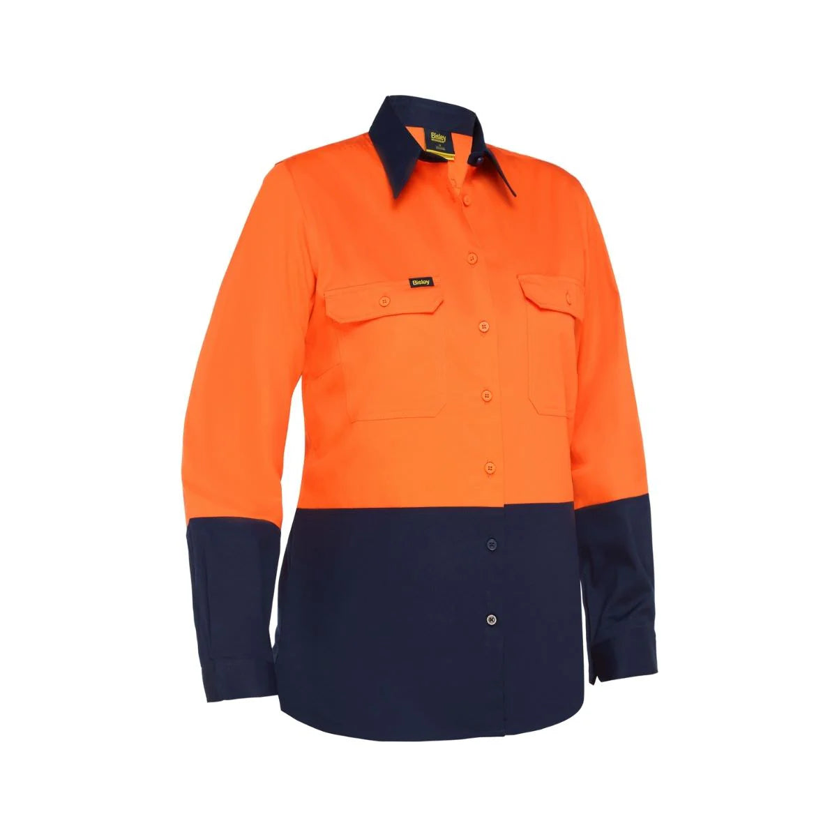 Bisley Women’s Cool Lightweight Hi Vis Drill Shirt