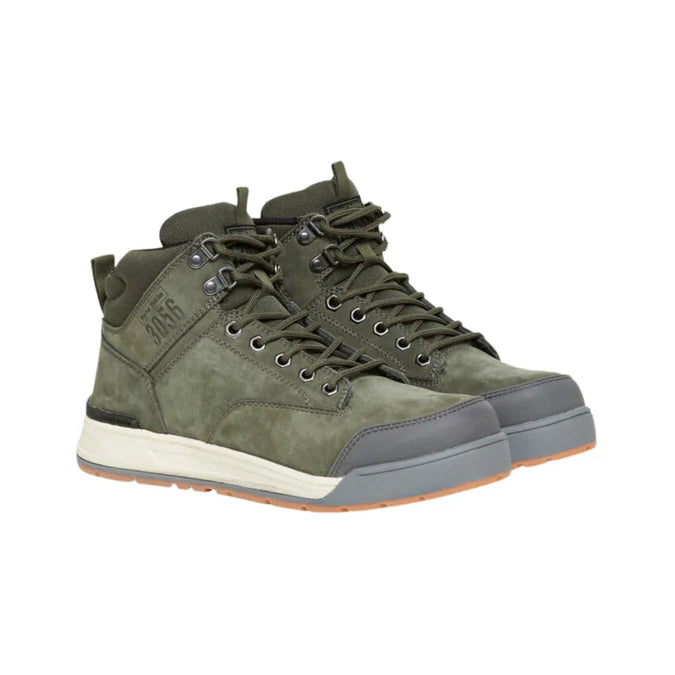 Hard Yakka 3056 Lace Zip Safety Boot - Olive