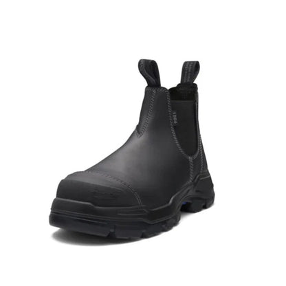 Blundstone Unisex Rotoflex Elastic Side - Slip on Safety Boots - Black