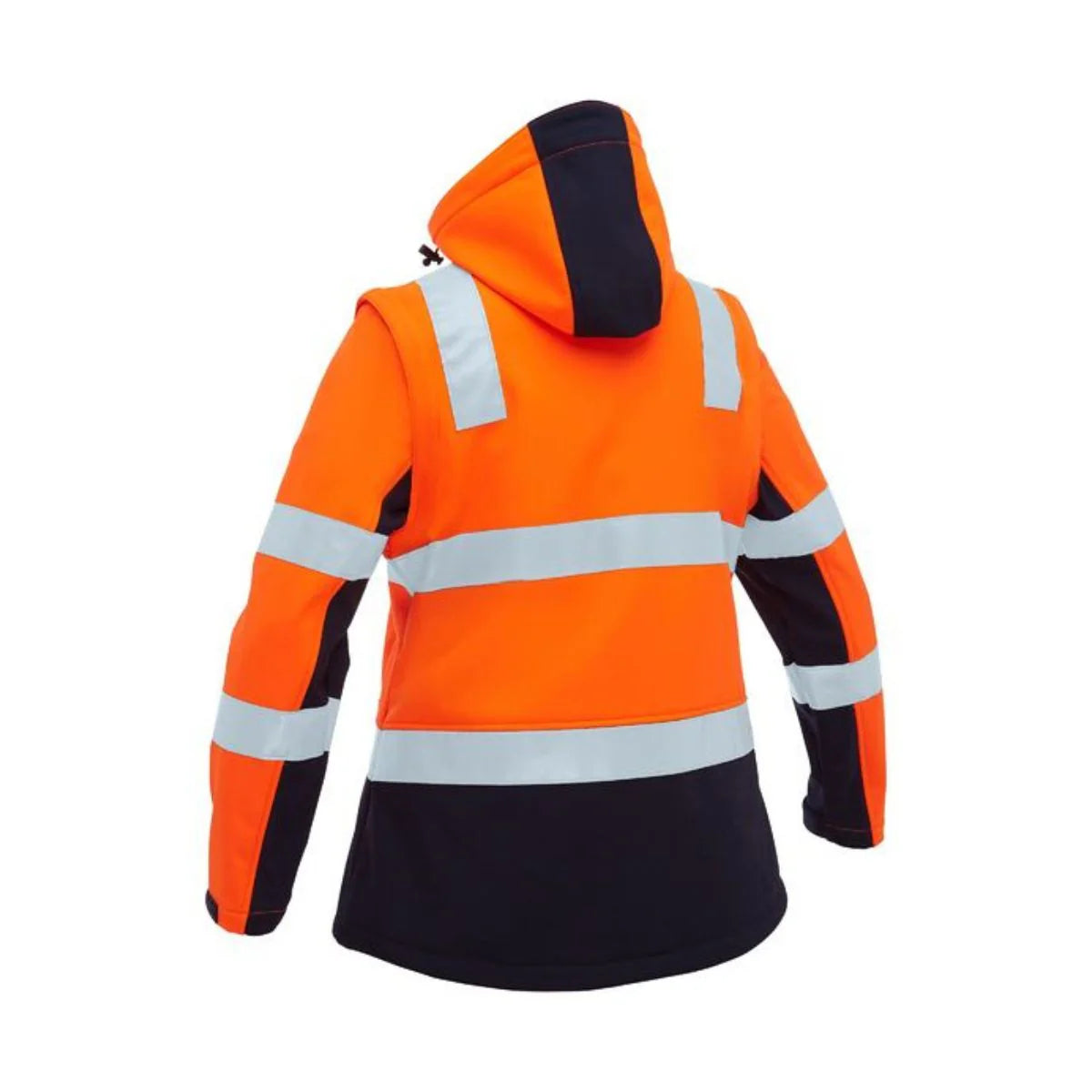 Bisley Women's Taped Two Tone Hi Vis 3 in 1 Soft Shell Jacket
