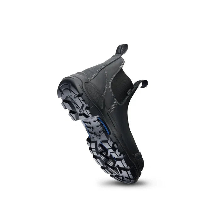 Blundstone Unisex Rotoflex Elastic Side - Slip on Safety Boots - Black