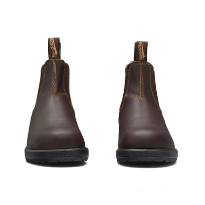 Blundstone Unisex Elastic Sided - Slip on Safety Boots - Chestnut Brown