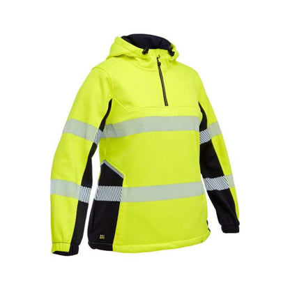 Bisley Women’s Flx & Move™ Hi Vis Taped Liquid Repellent Fleece Hoodie