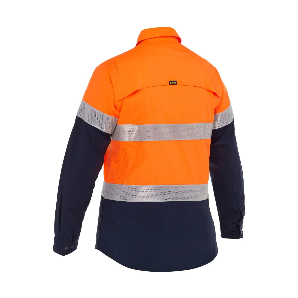 Bisley Women's X Airflow Hi Vis Taped Stretch Ripstop Shirt
