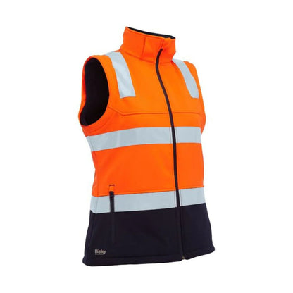Bisley Women's Taped Two Tone Hi Vis 3 in 1 Soft Shell Jacket