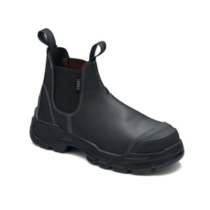 Blundstone Unisex Rotoflex Elastic Side - Slip on Safety Boots - Black