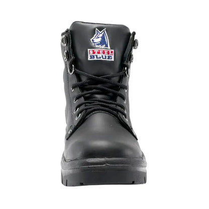 Steel Blue Argyle Steel Toe Bump Cap Safety Boots