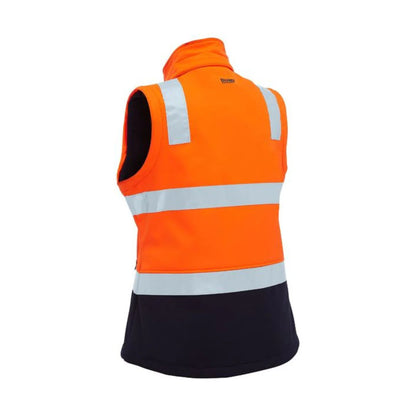 Bisley Women's Taped Two Tone Hi Vis 3 in 1 Soft Shell Jacket
