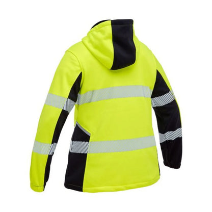 Bisley Women’s Flx & Move™ Hi Vis Taped Liquid Repellent Fleece Hoodie