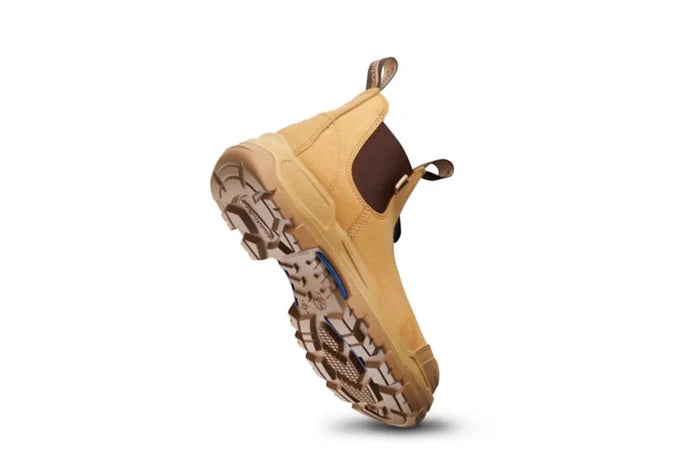 Blundstone Unisex Rotoflex Elastic Side - Slip on Safety Boots - Wheat