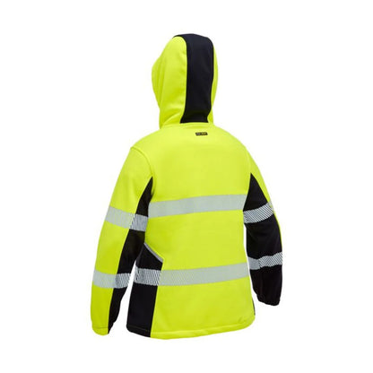 Bisley Women’s Flx & Move™ Hi Vis Taped Liquid Repellent Fleece Hoodie