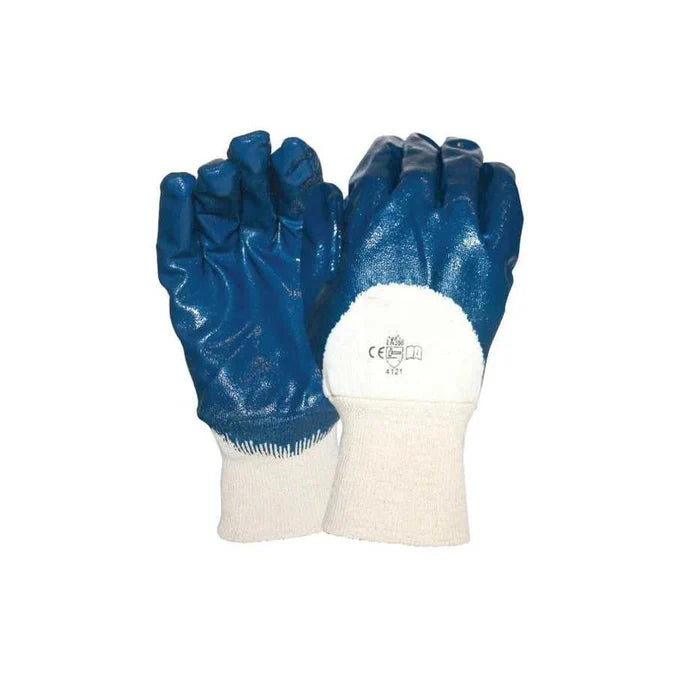 Nitrile Blue Half Dip Glove  - pack of 12