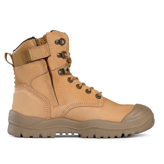 Mongrel Wheat High Ankle ZipSider Safety Boot